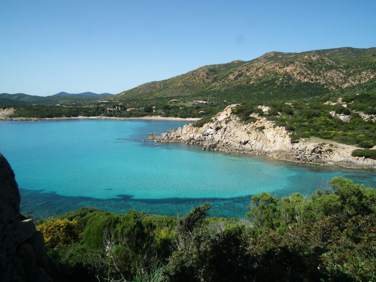 Capo Blu - Santa Margherita Di Pula Villa Luaran gambar